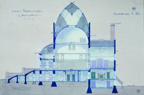 Tekening VIII doorsnede AB